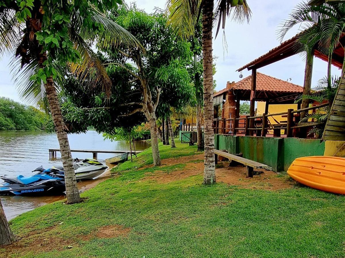 Вилла Casa Amarela Beira Rio Guriri Сан-Матеус Экстерьер фото